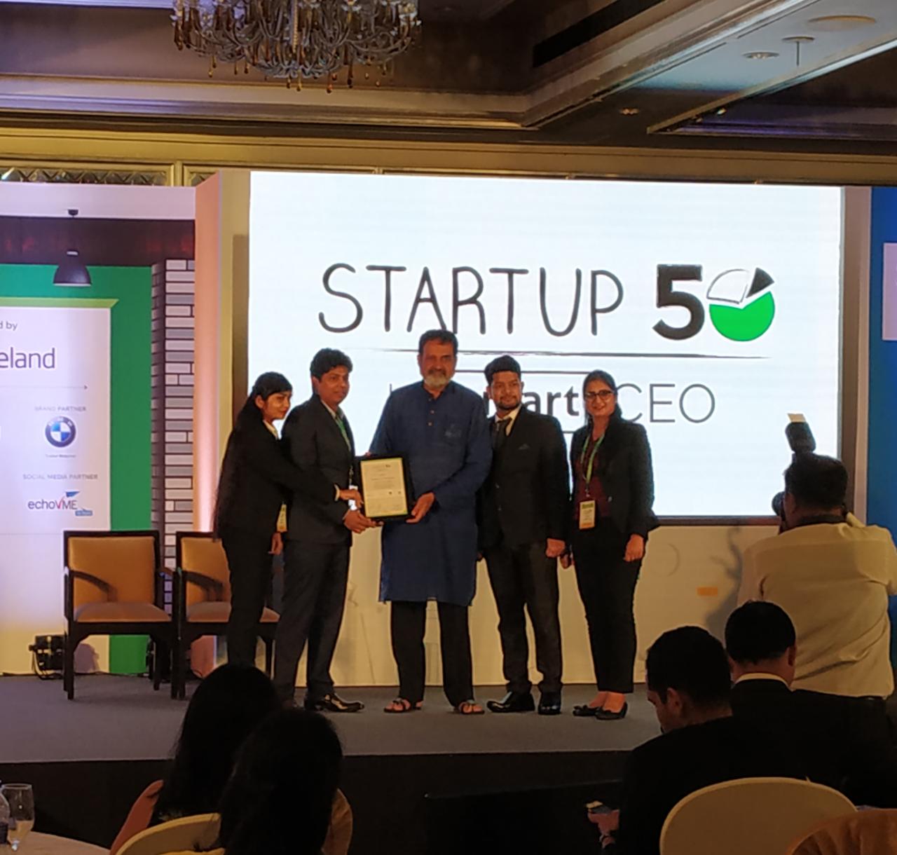 Webkul awarded by Smart CEO for Startup 50