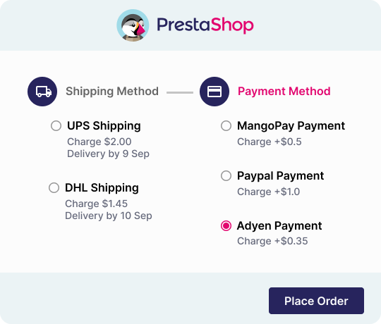 PrestaShop Shipping & Payment Integrations
